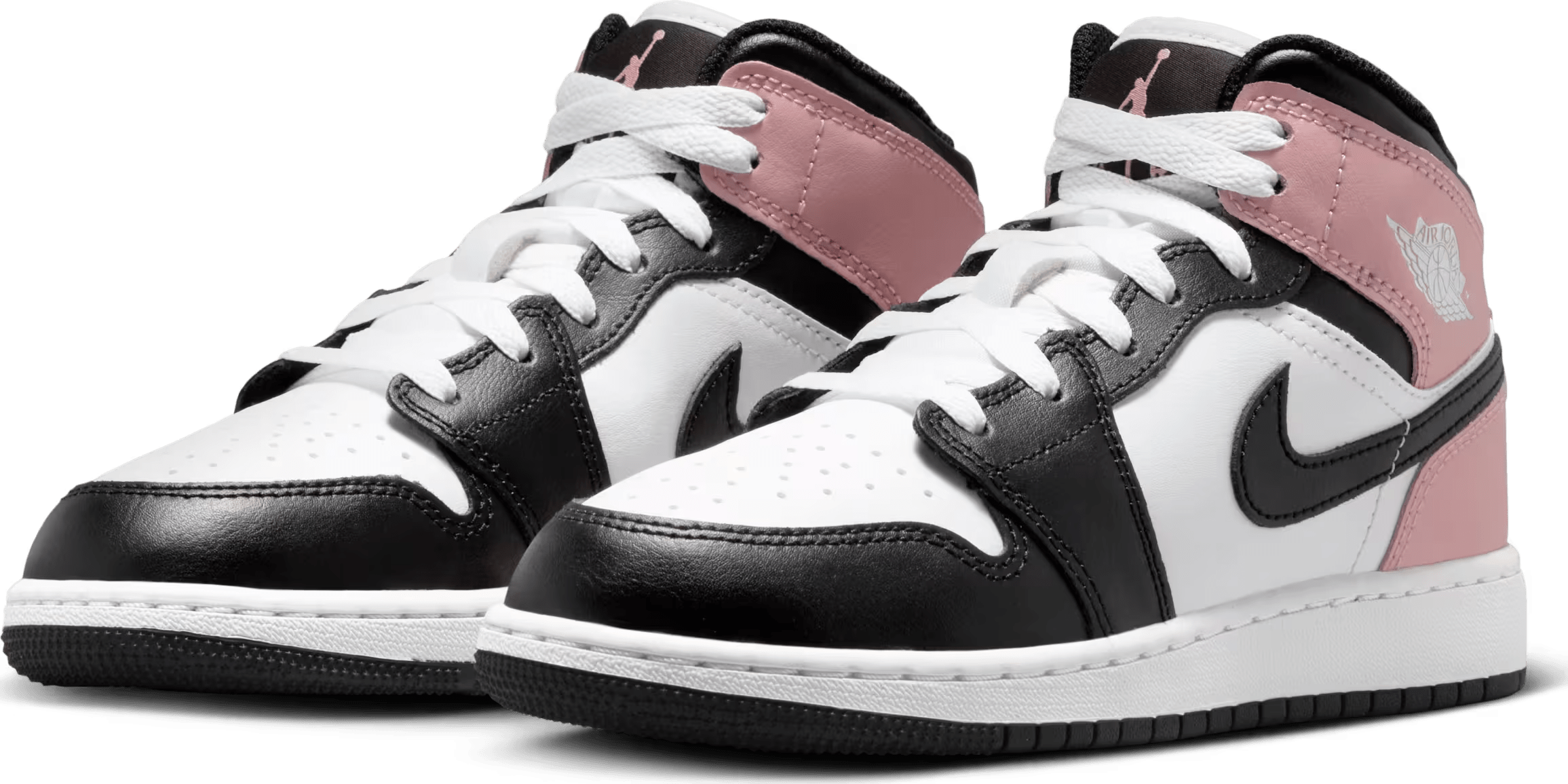 Air Jordan 1 Mid GS "Black Rust Pink"