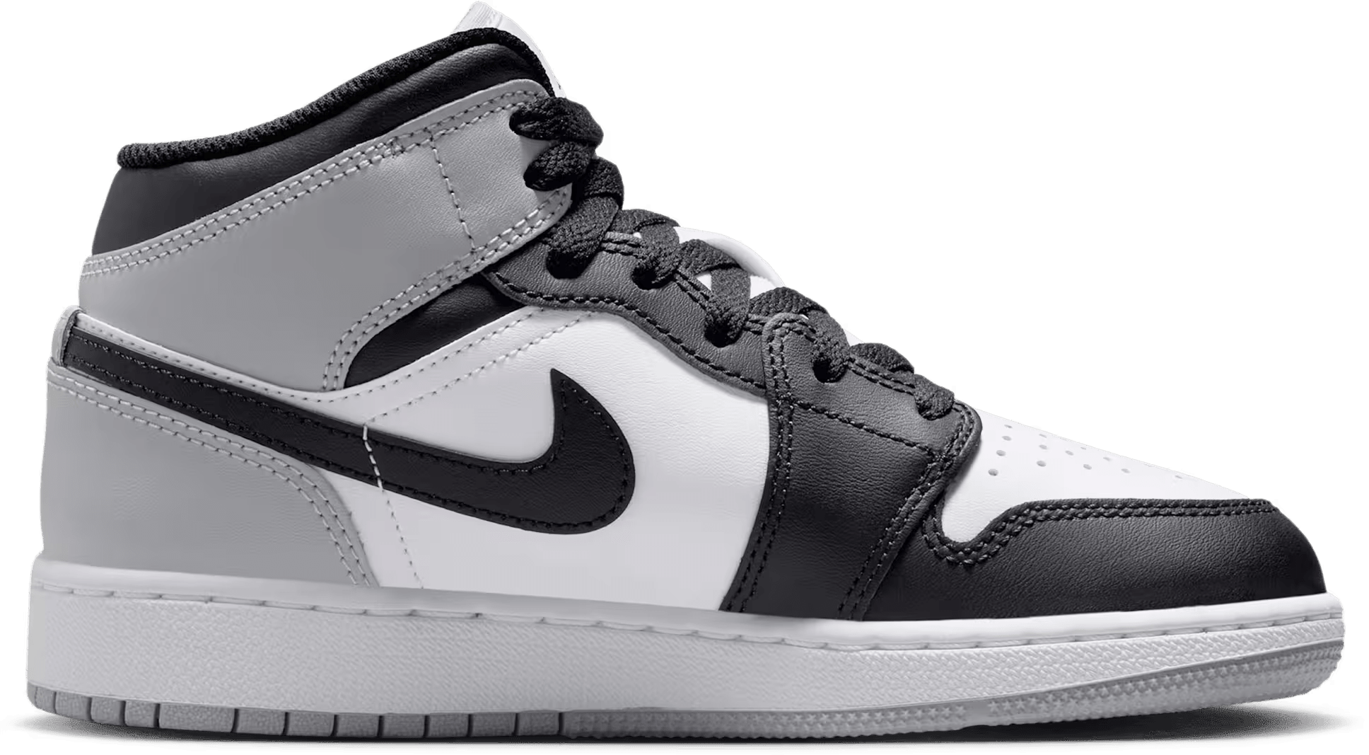 Air Jordan 1 Mid GS "Light Smoke Grey"