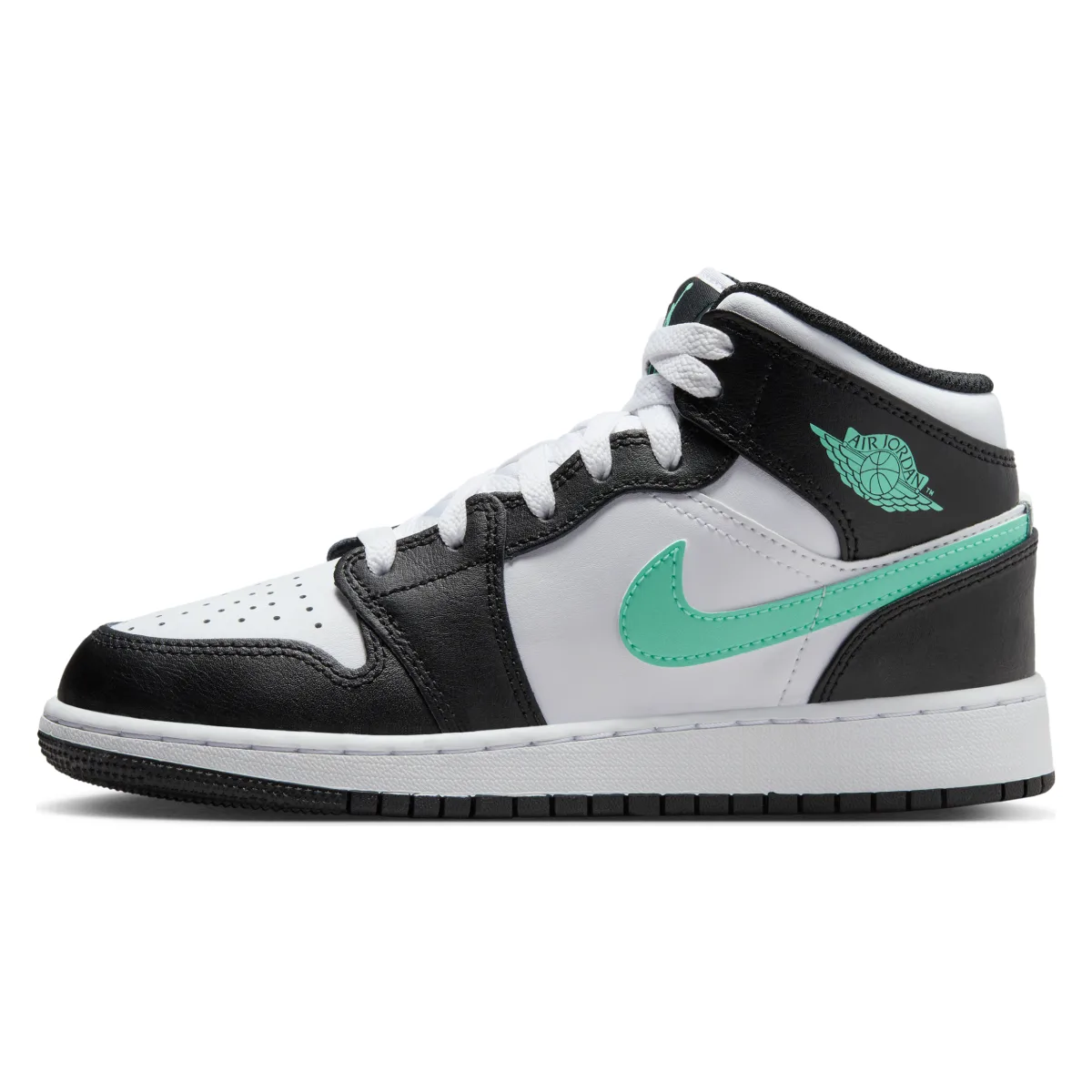 Air Jordan 1 Mid GS "Green Glow"