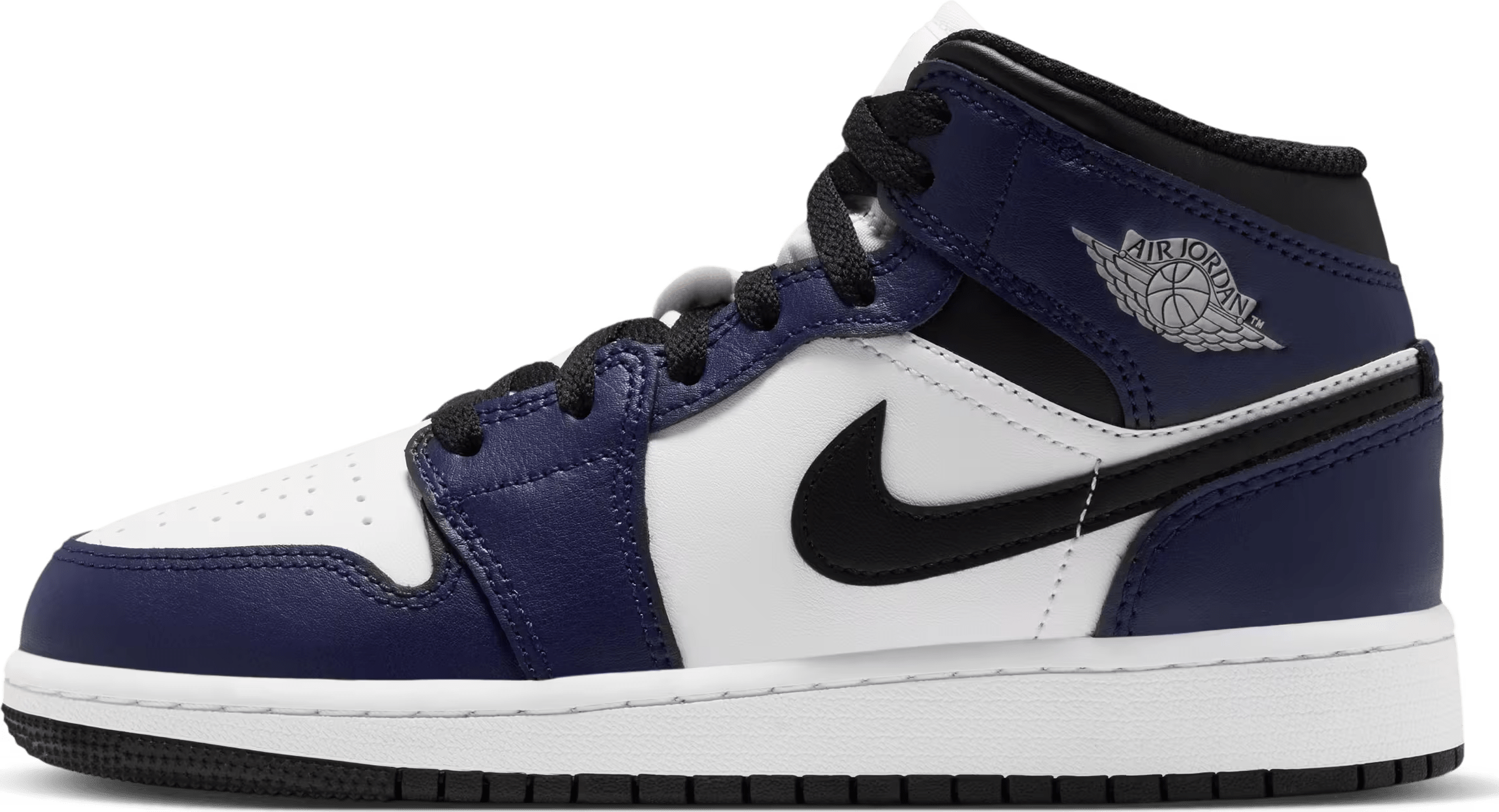 Air Jordan 1 Mid GS "White College Navy"