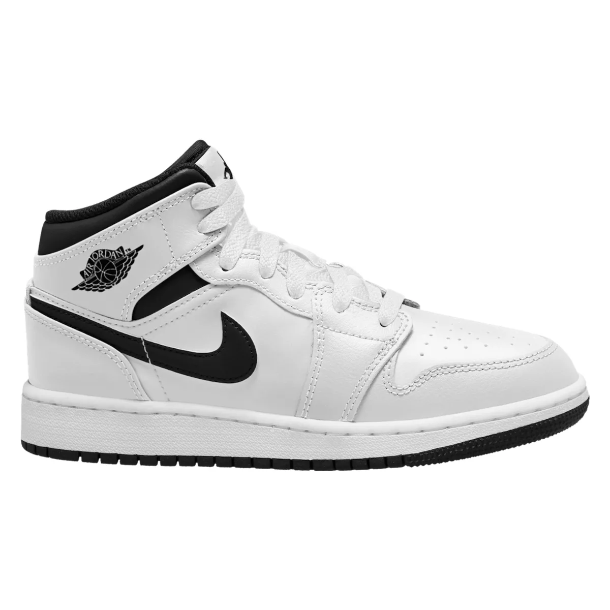 Air Jordan 1 Mid GS "Black & White"