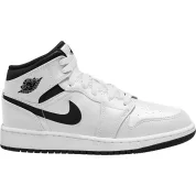 Air Jordan 1 Mid GS "Black & White"