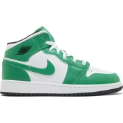Air Jordan 1 Mid GS "Lucky Green"