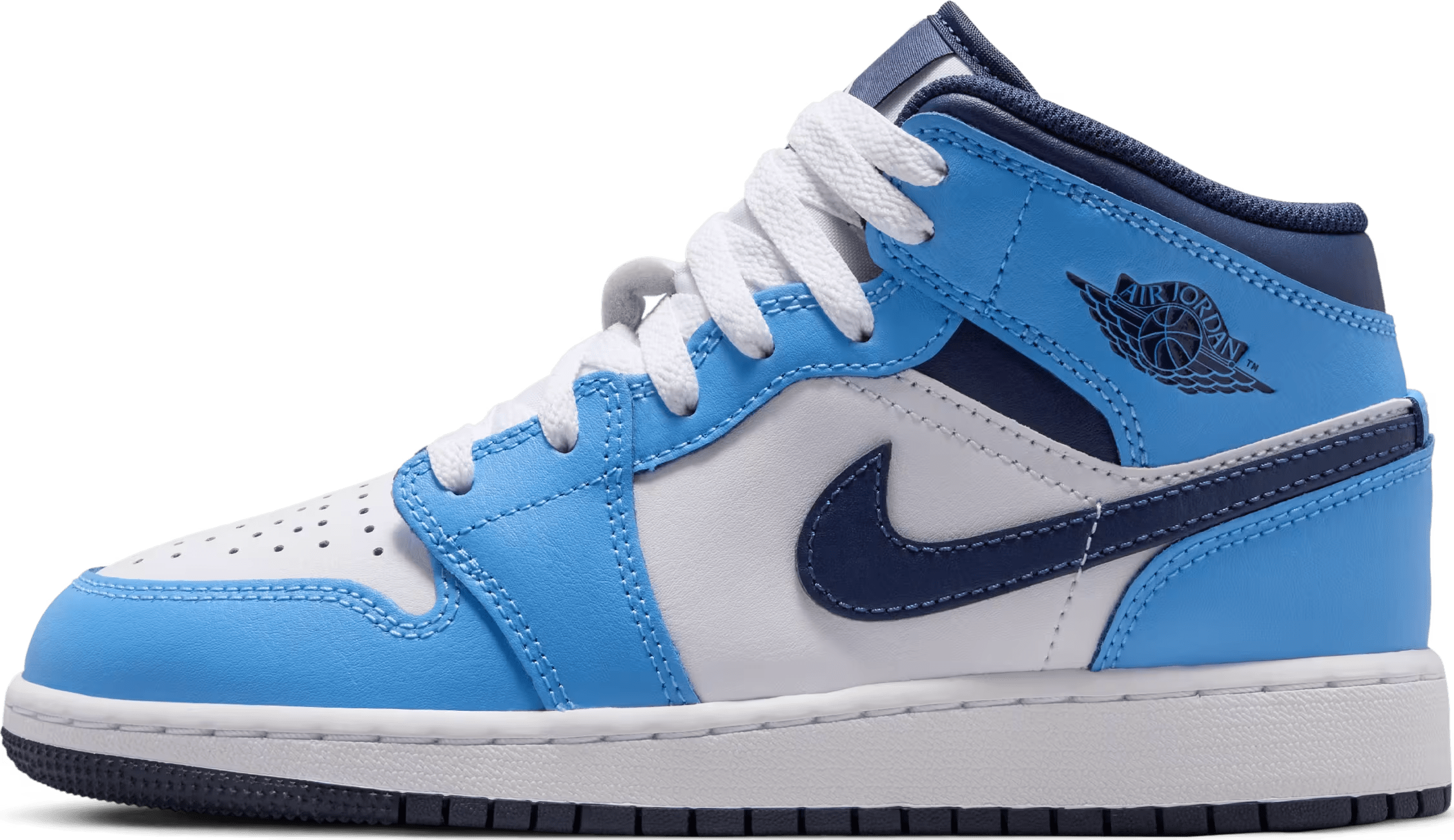 Air Jordan 1 Mid GS "University Blue Midnight Navy"