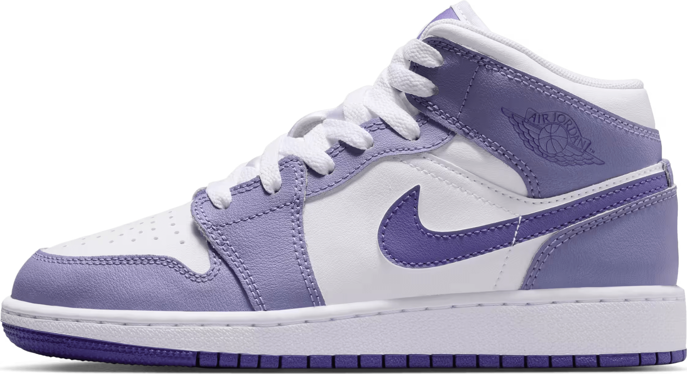 Jordan 1 Mid Dusty Amethyst White Court Purple (GS)