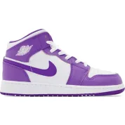 Air Jordan 1 Mid GS "Purple Venom"
