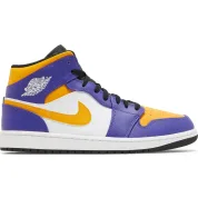 Air Jordan 1 Mid GS "Lakers"