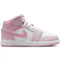 Jordan Air 1 Mid GS "Pearl Pink White"