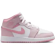 Jordan Air 1 Mid GS "Pearl Pink White"