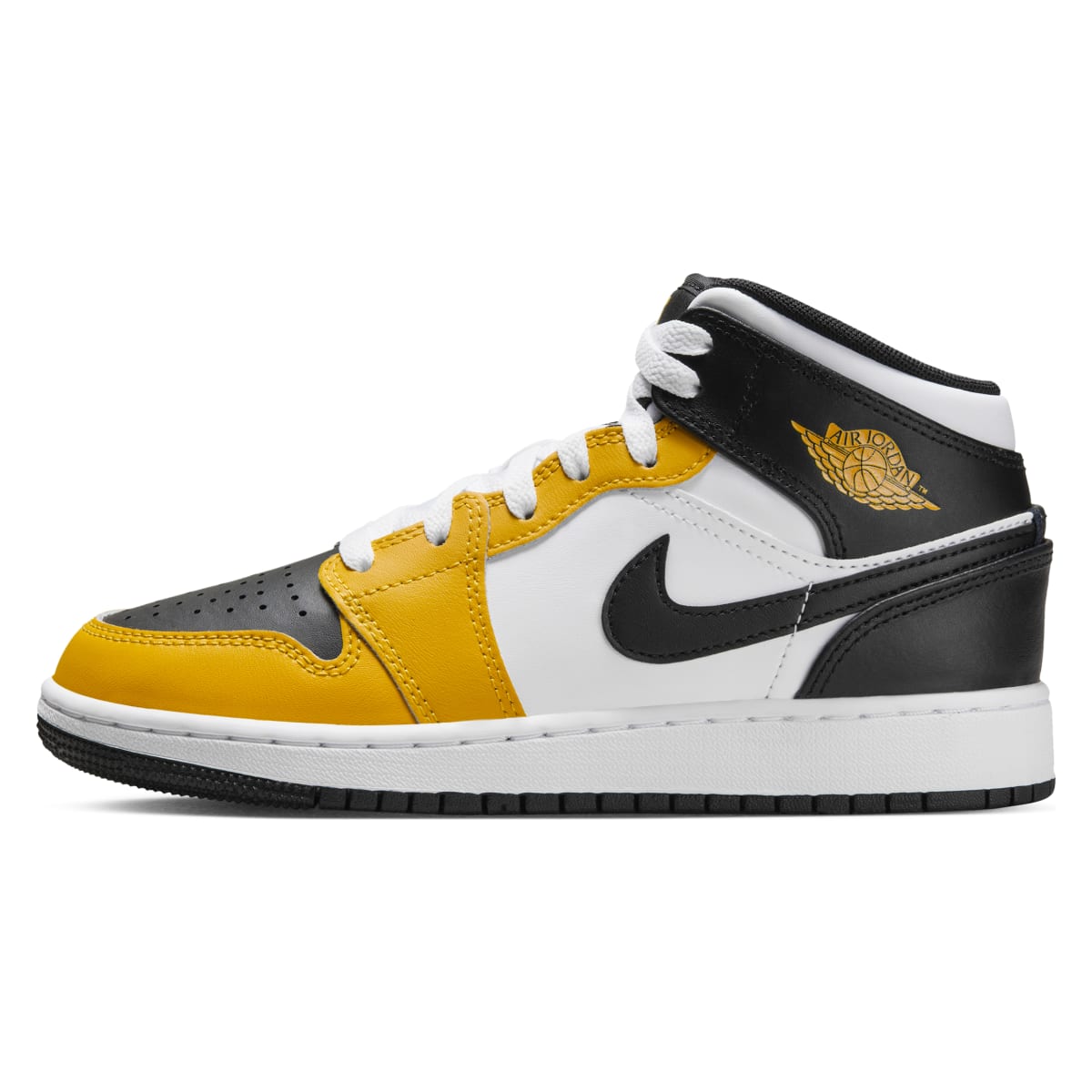 Air Jordan 1 Mid GS "Yellow Ochre"