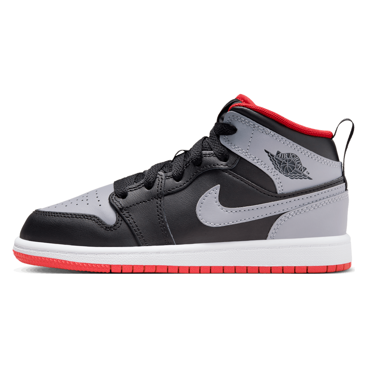 Air Jordan 1 Mid PS "Fire Red Cement Grey"