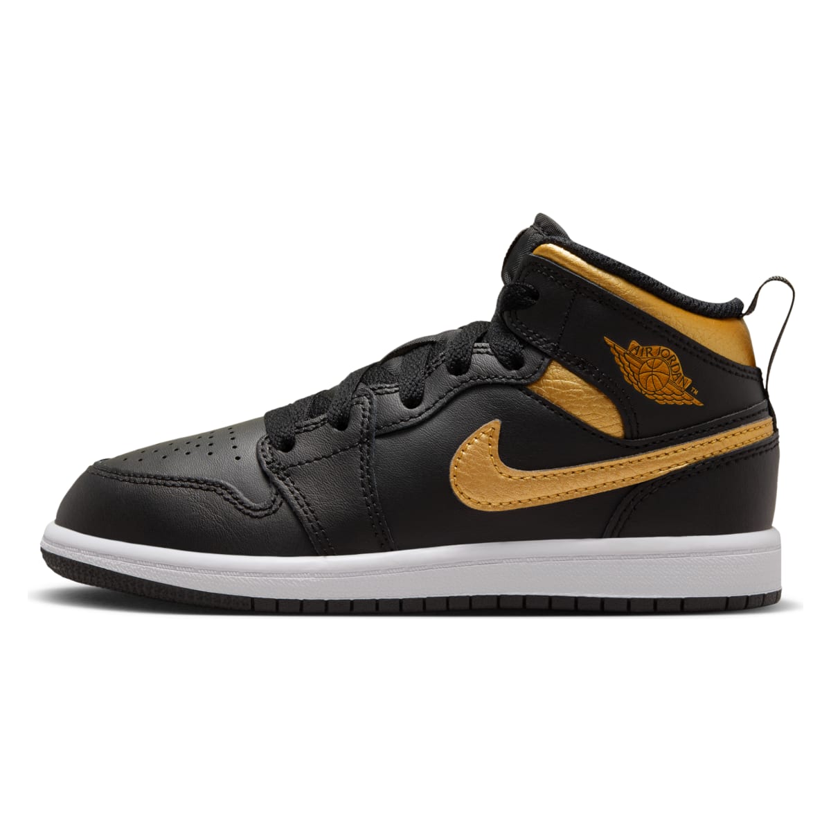 Air Jordan 1 Mid PS "Black Metallic Gold"