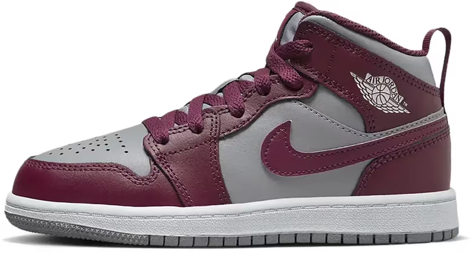 Air Jordan 1 Mid 'Cherrywood Red'(GS)