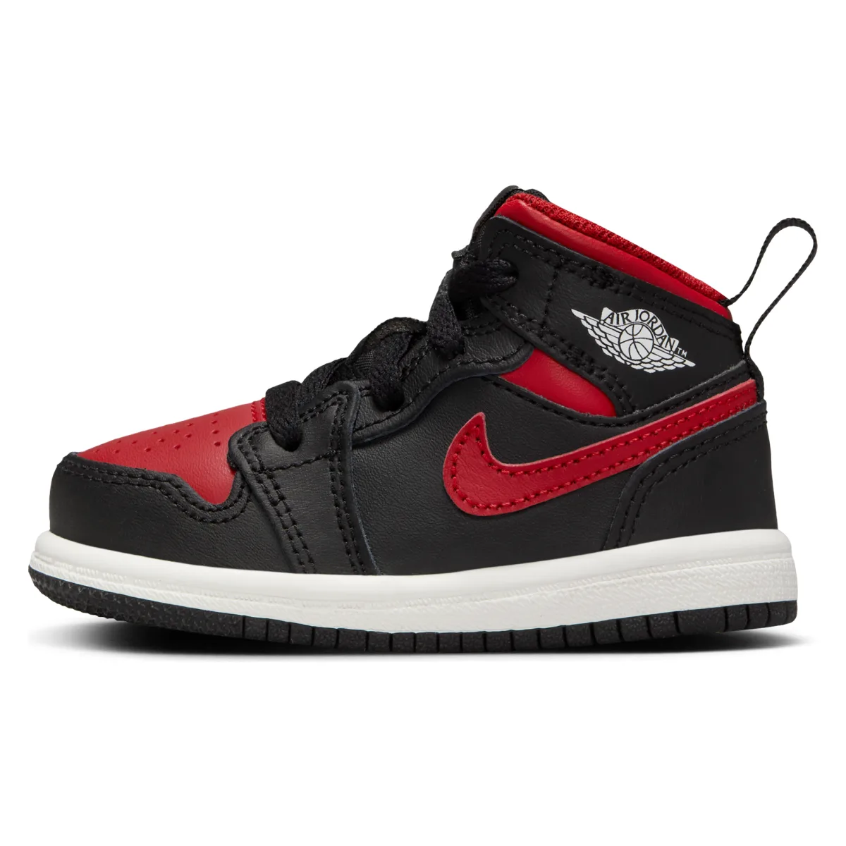 Air Jordan 1 Mid TD "Black / Varsity Red"