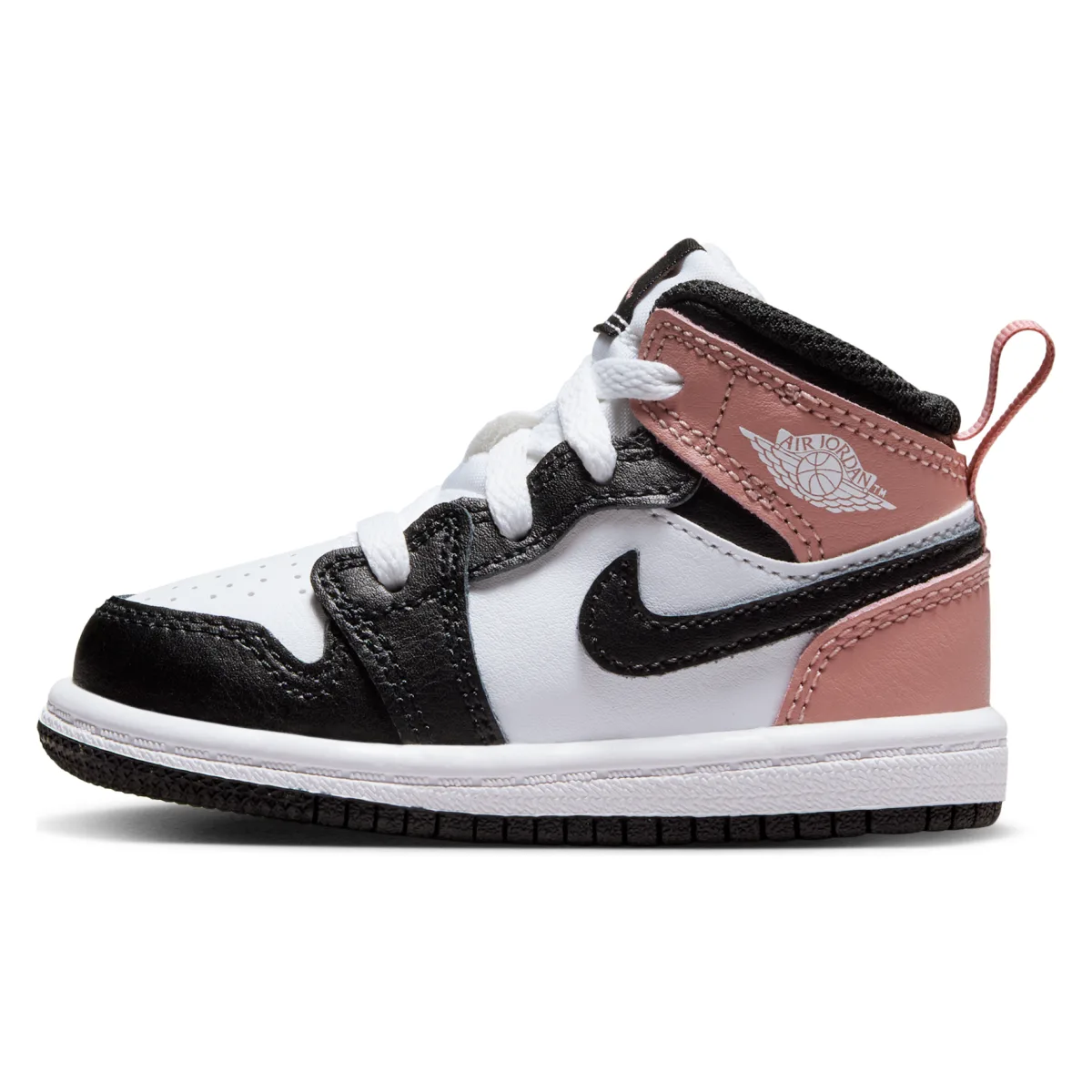 Air Jordan 1 Mid TD "Black Rust Pink"