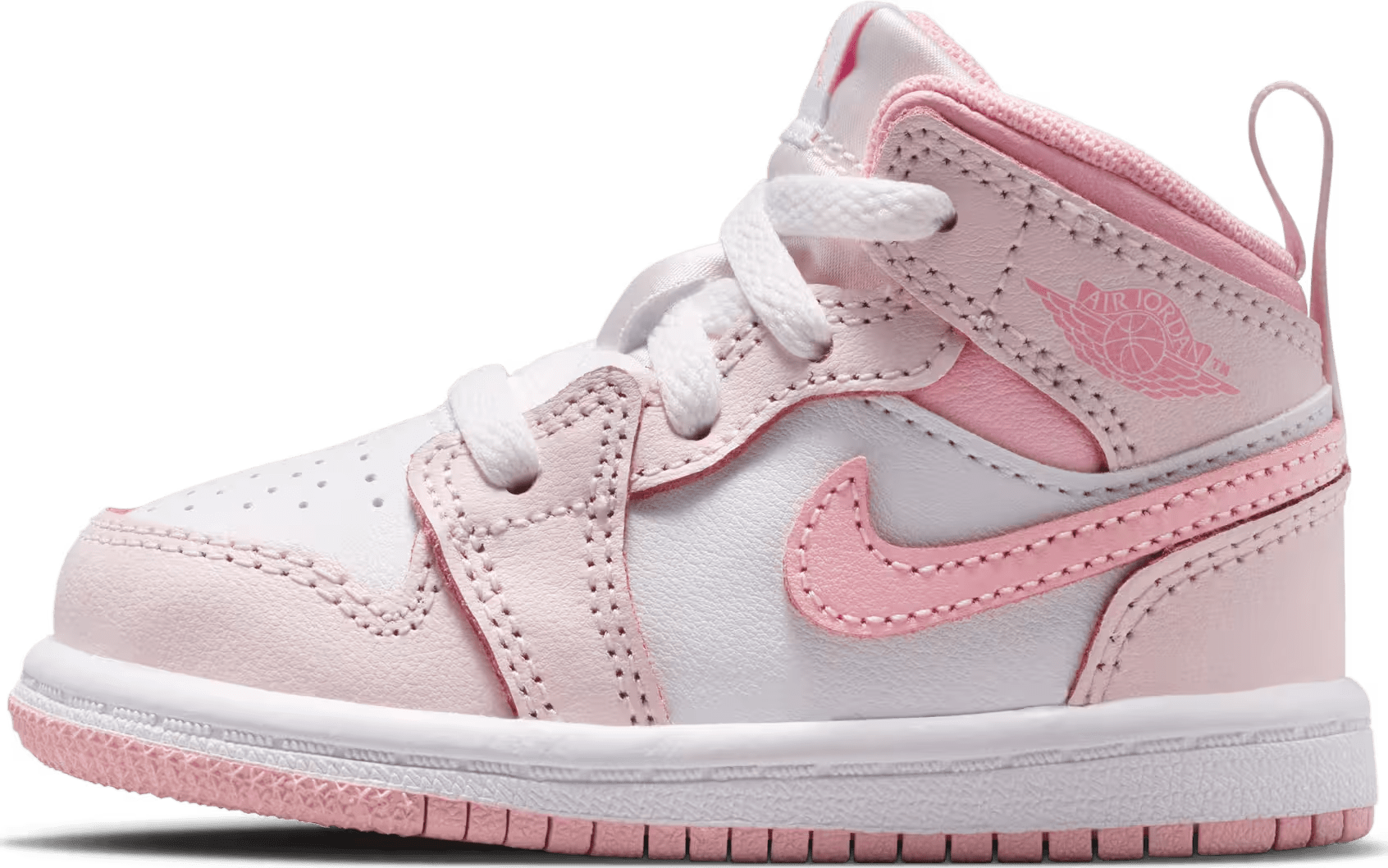 Jordan 1 Mid TD "Pearl Pink White"