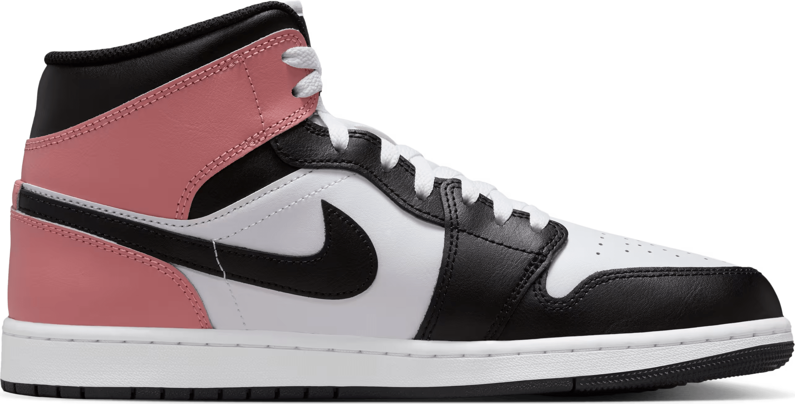 Air Jordan 1 Mid "Black Rust Pink"