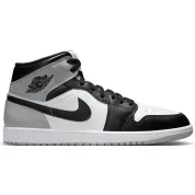Air Jordan 1 Mid "Black White Grey"