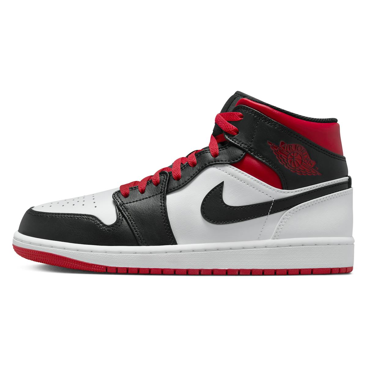 Air Jordan 1 Mid "Gym Red Black Toe"