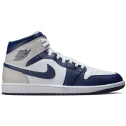 Air Jordan 1 Mid "Grey Midnight Navy"