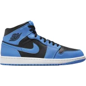 Air Jordan 1 Mid "Black University Blue"