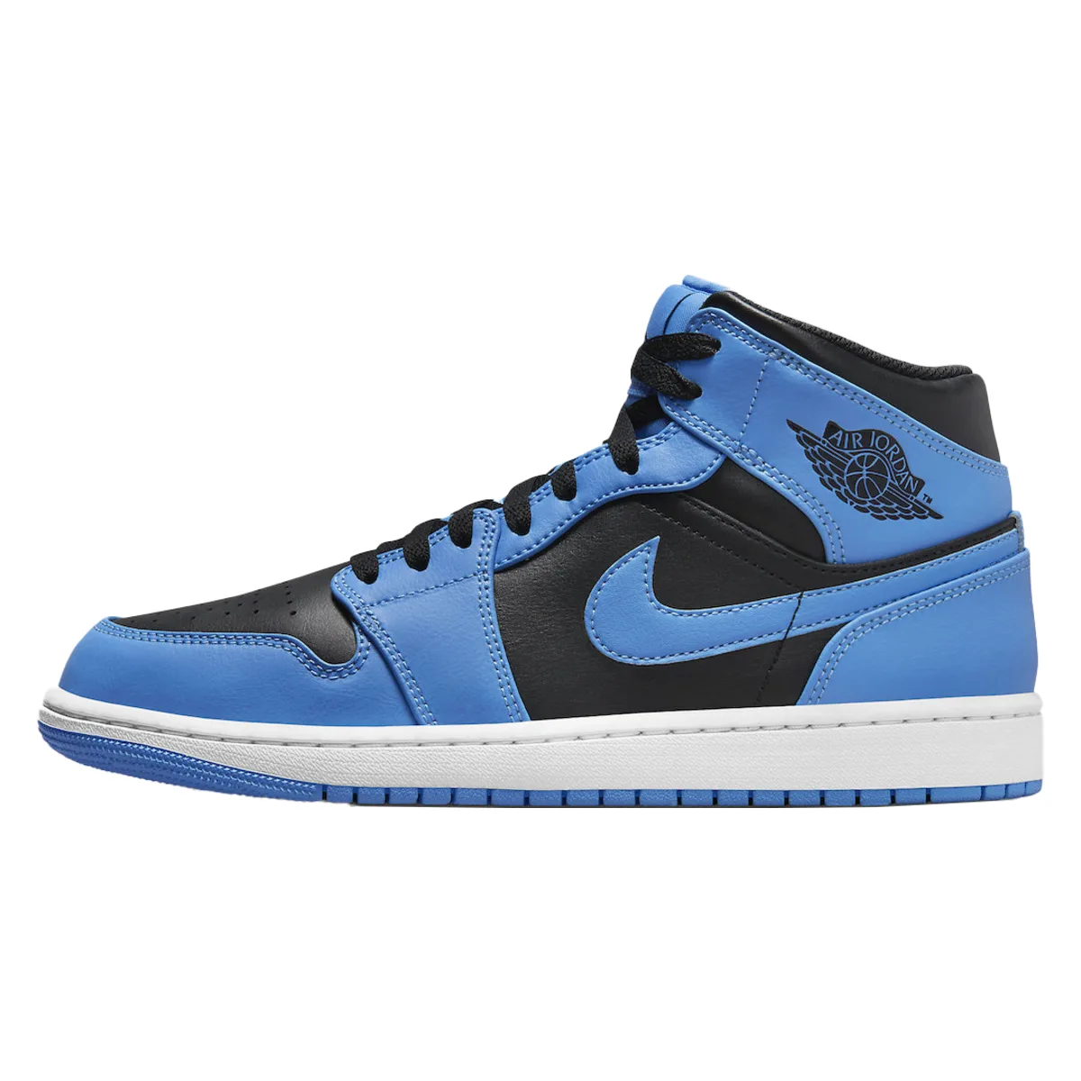 Air Jordan 1 Mid "Black University Blue"