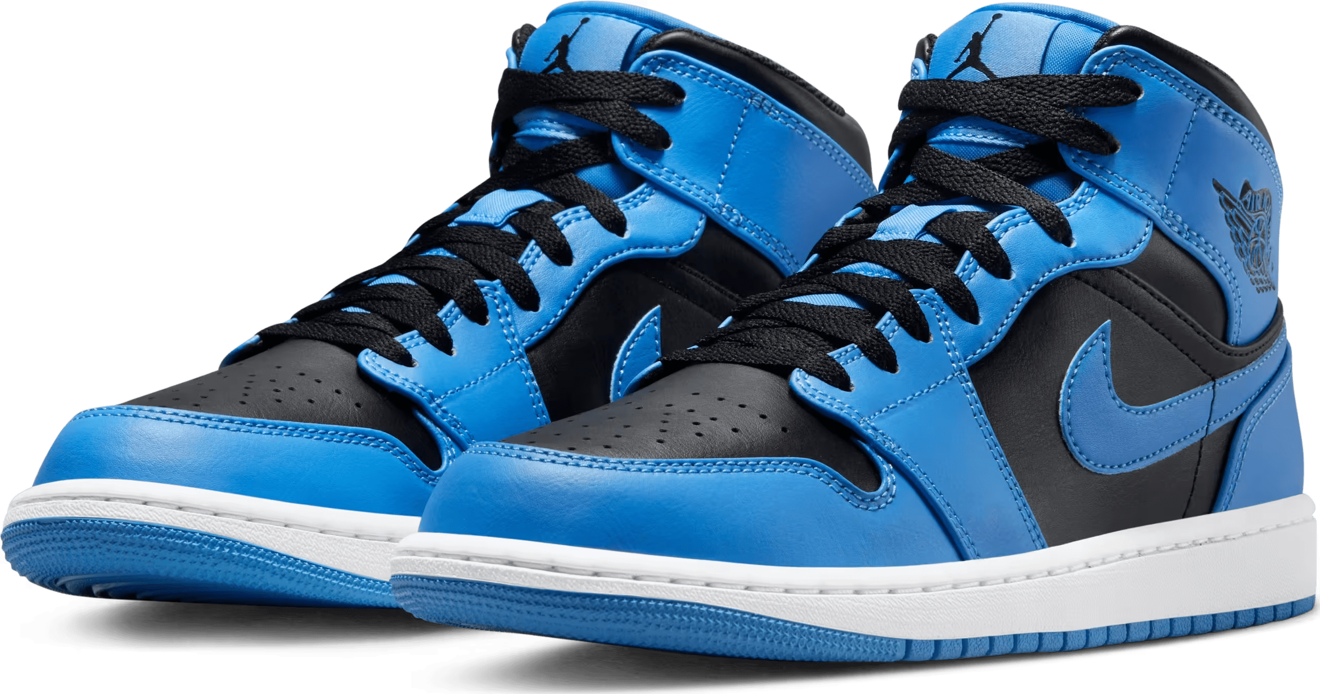 Air Jordan 1 Mid "Black University Blue"