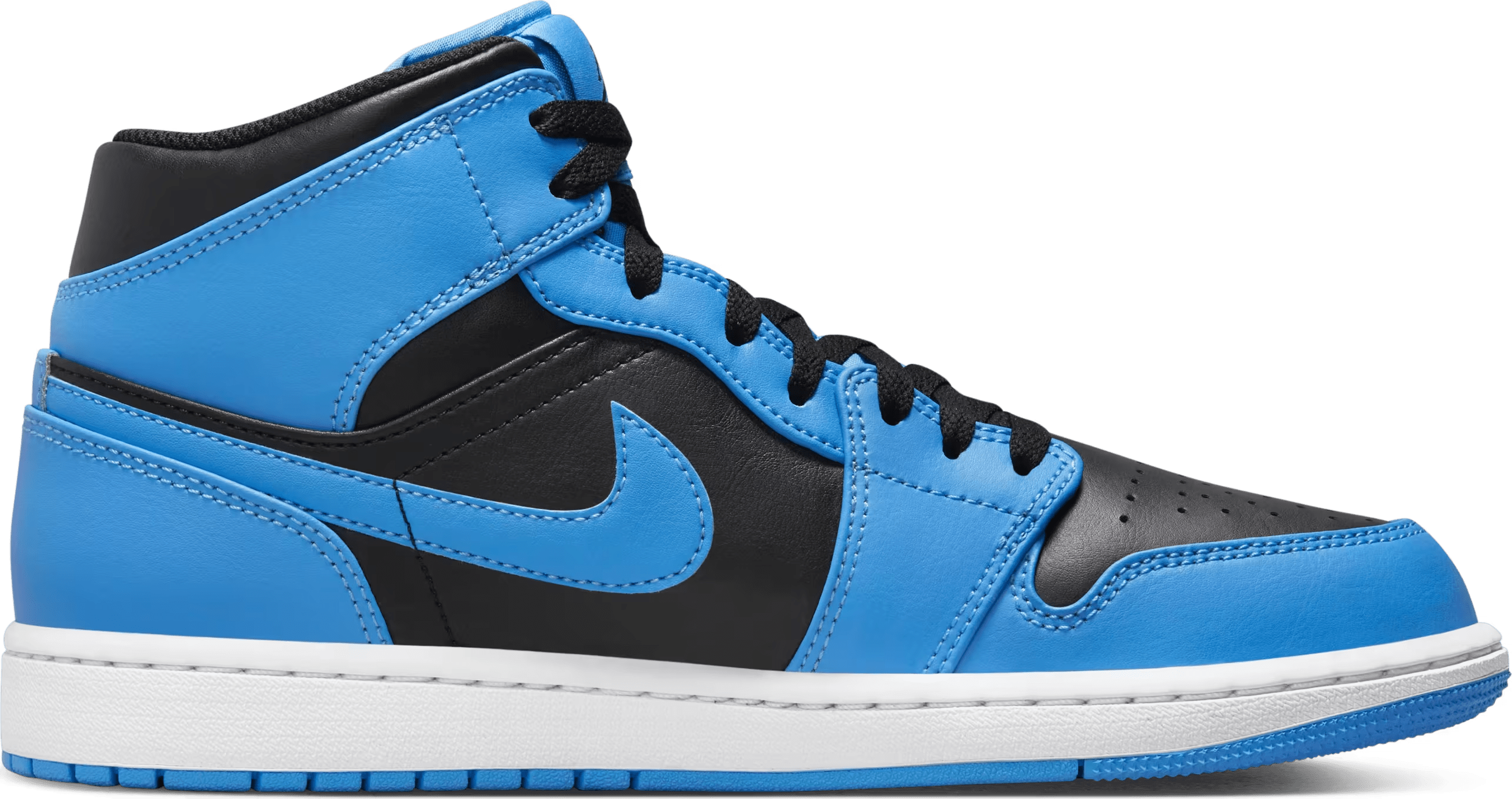 Air Jordan 1 Mid "Black University Blue"