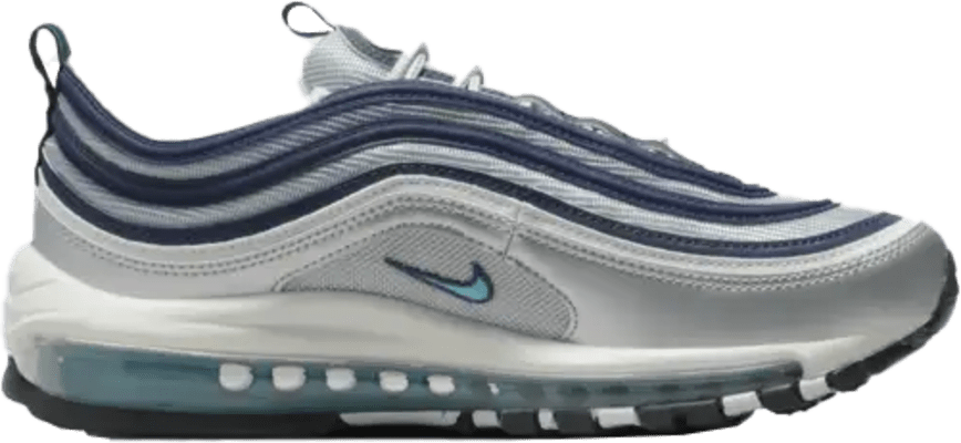 Nike Air Max 97 WMNS "Metallic Silver and Chlorine Blue"