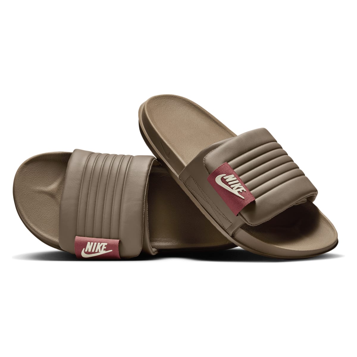 Nike Offcourt Adjust Slide Ironstone Red Sepia Coconut Milk
