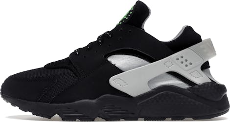 Nike Air Huarache Black Grey Neon Green