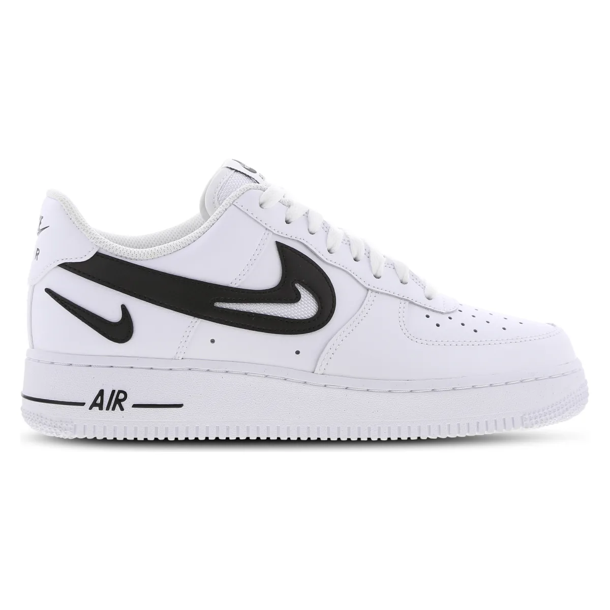 Nike Air Force 1 Cut-Out Swoosh 'Black'