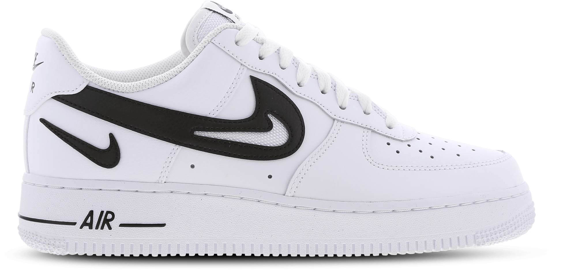 Nike Air Force 1 Cut Out Swoosh Black DR0143 101 Sneaker Squad