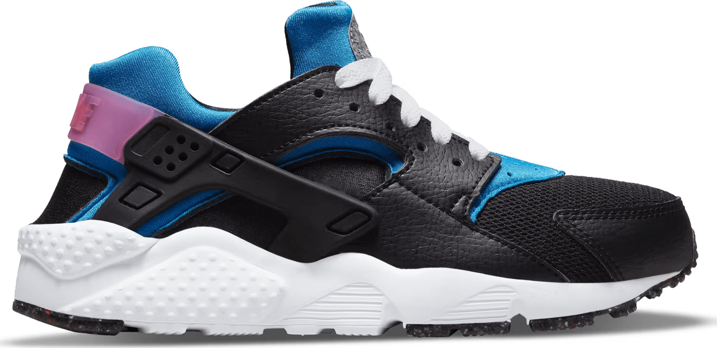 Nike Air Huarache Run Black Photo Blue Active Pink (GS)