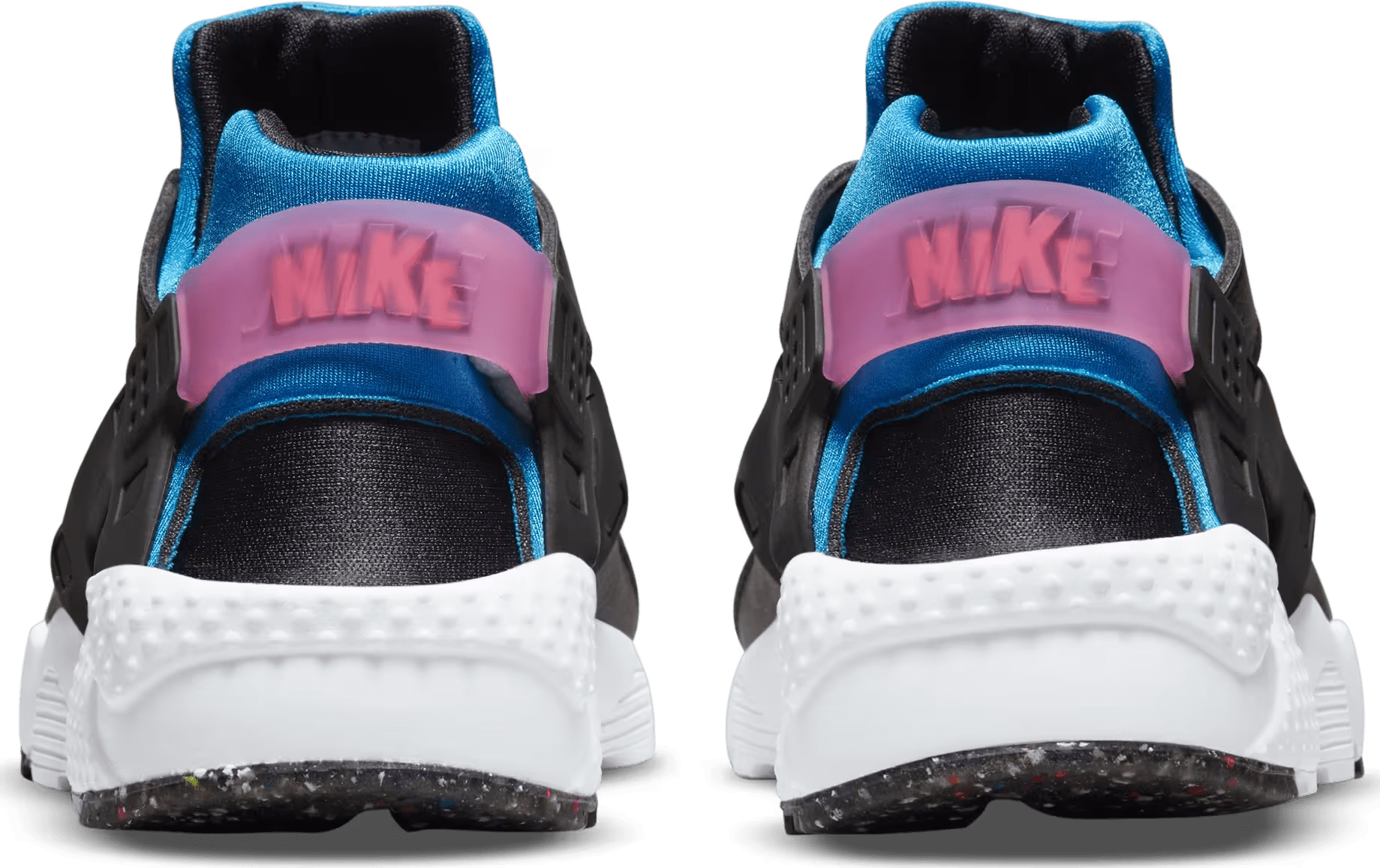 Nike Air Huarache Run Black Photo Blue Active Pink (GS)