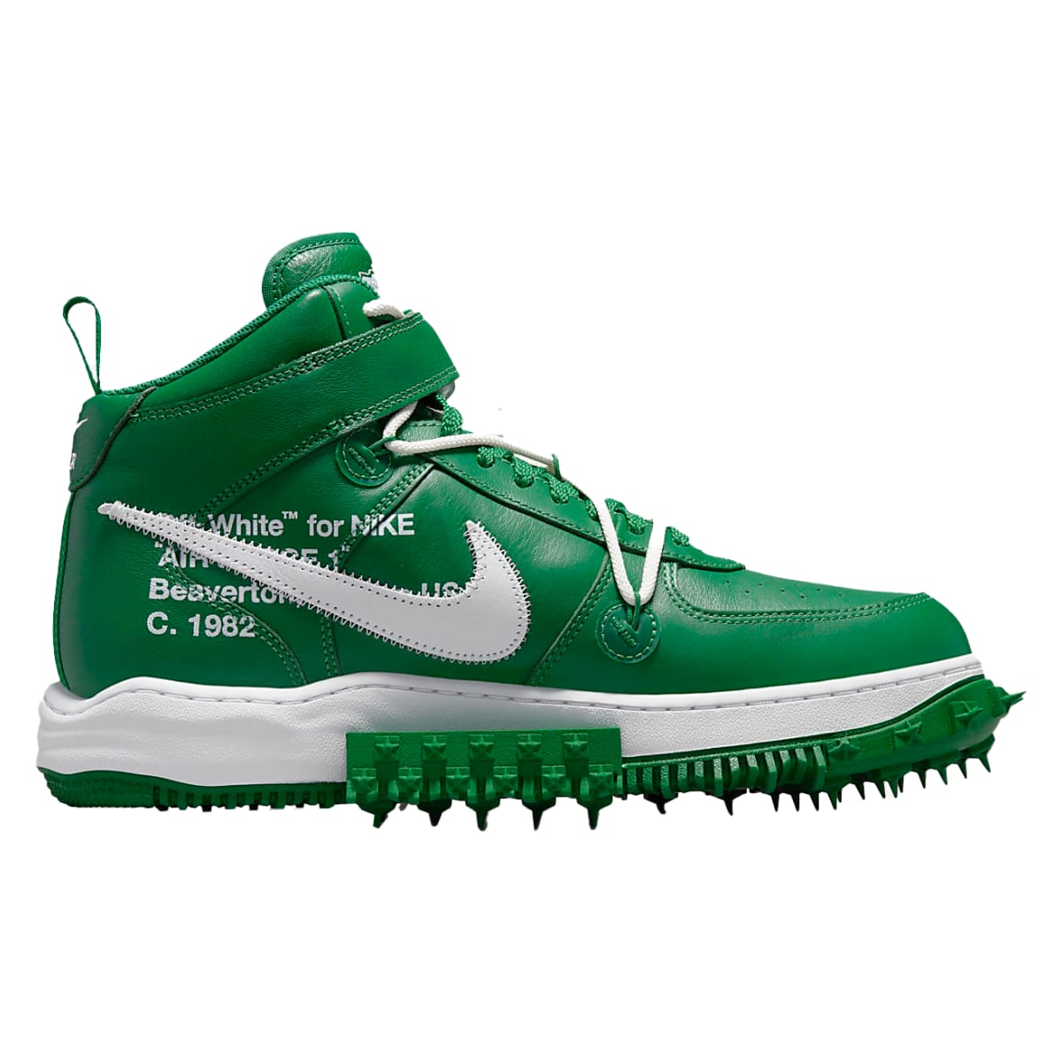 Off white online green sneakers