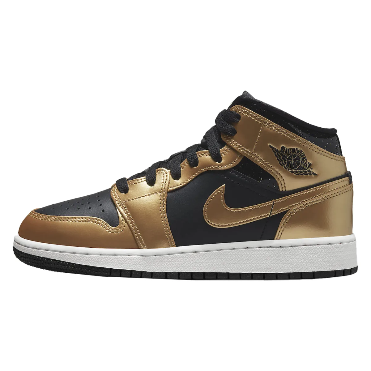 Air Jordan 1 Mid GS "Metallic Gold"