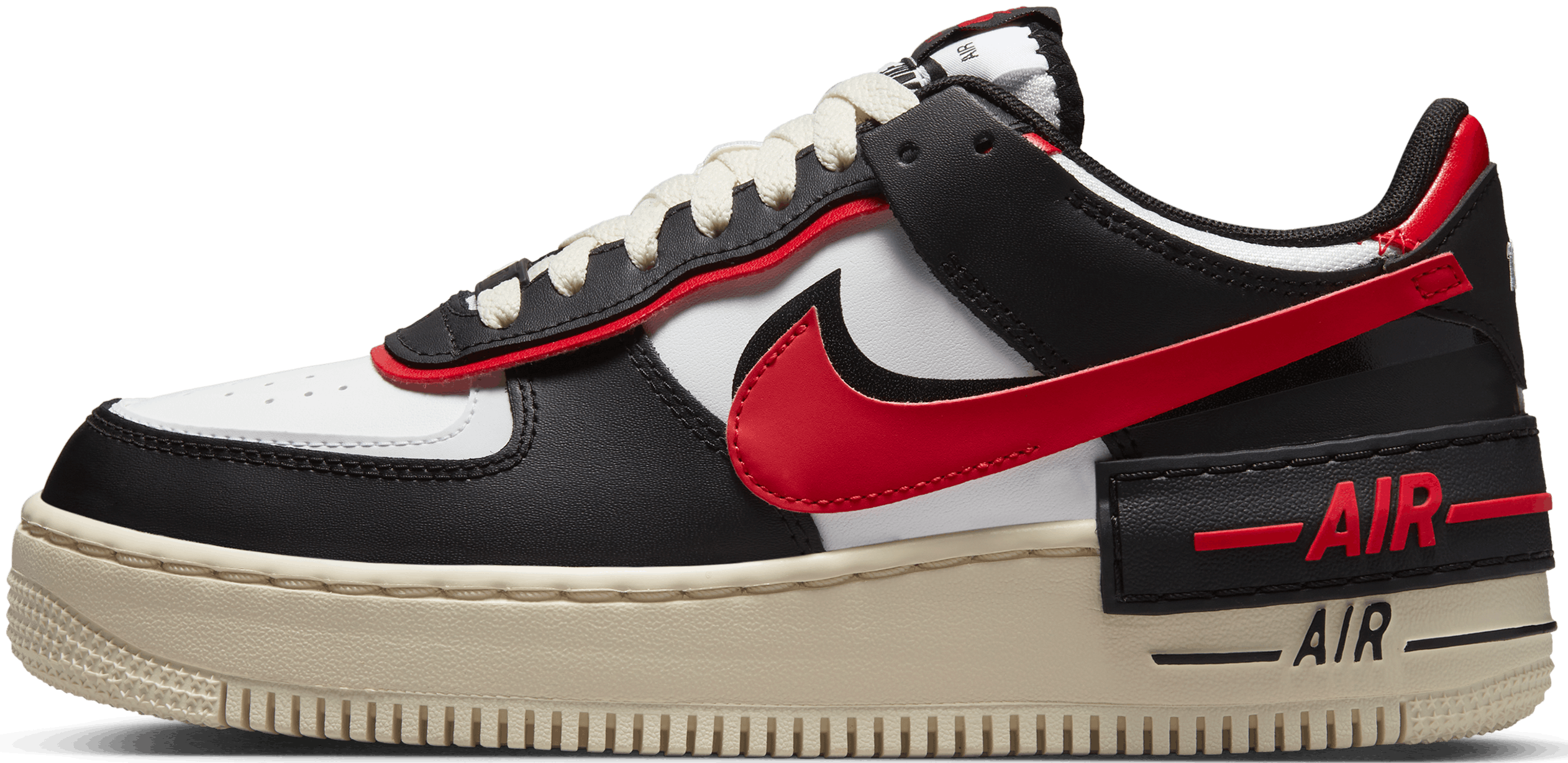 Nike Air Force 1 Shadow Black/University Red DR7883-102