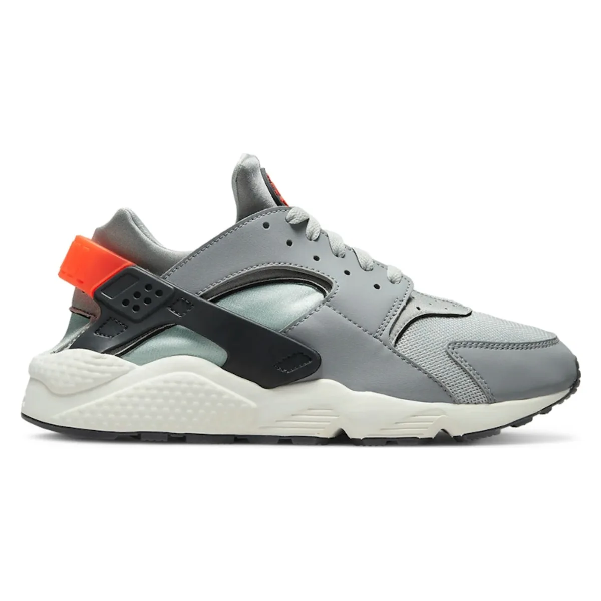 Nike Air Huarache Grey Fog Sail Light Smoke Grey Team Orange