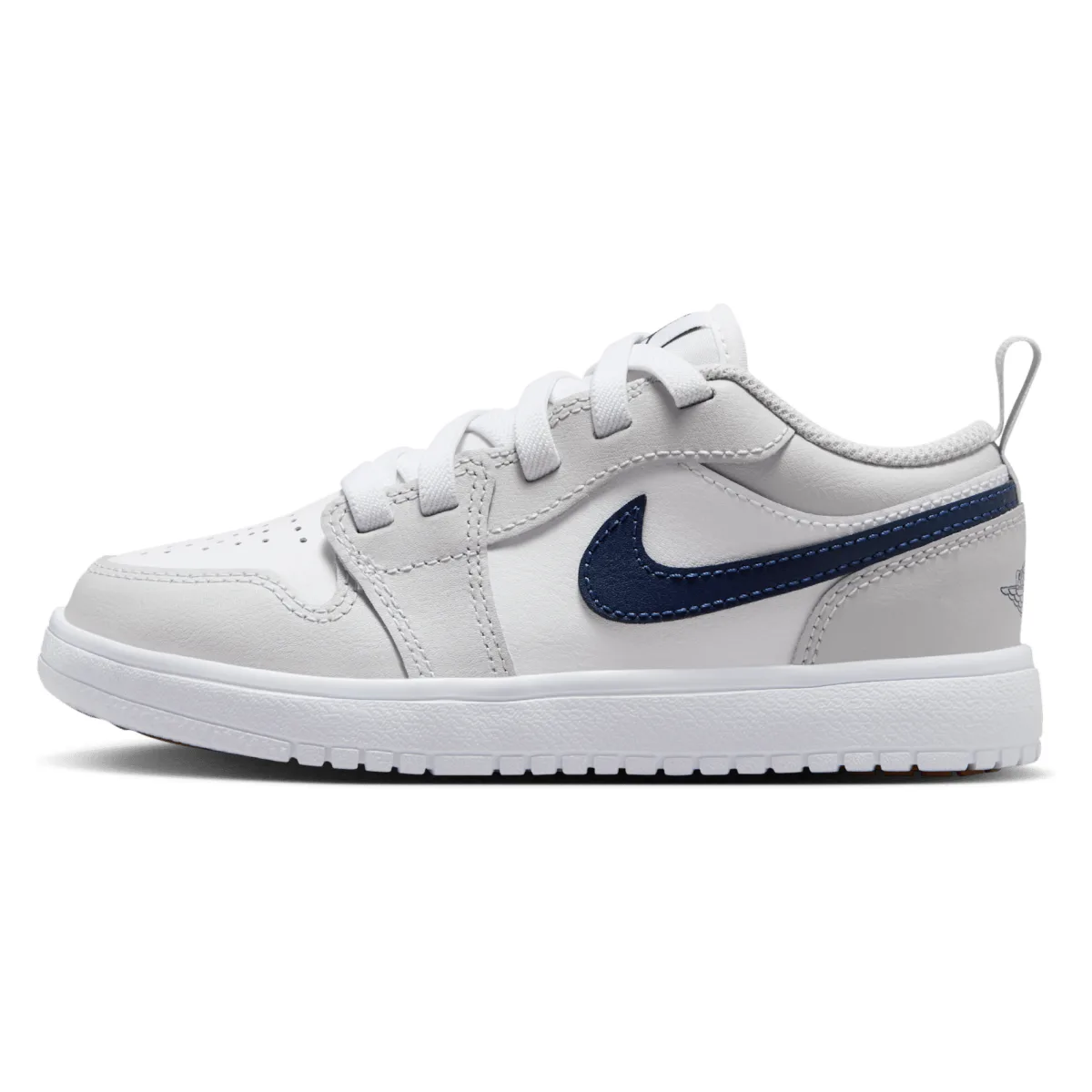 Jordan 1 Low ALT White Neutral Grey Gum Medium Brown Midnight Navy (PS)