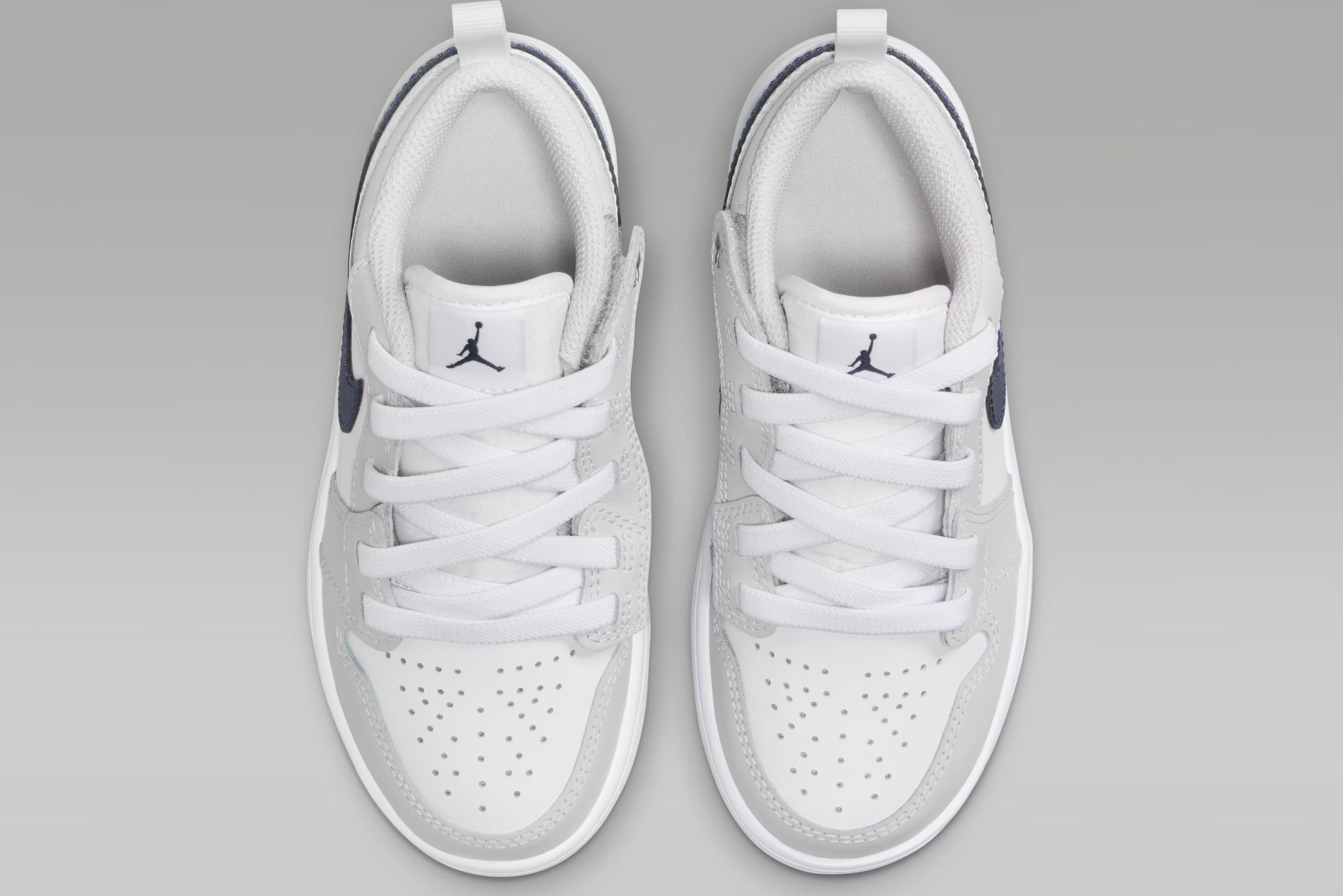 Jordan 1 Low ALT White Neutral Grey Gum Medium Brown Midnight Navy (PS)