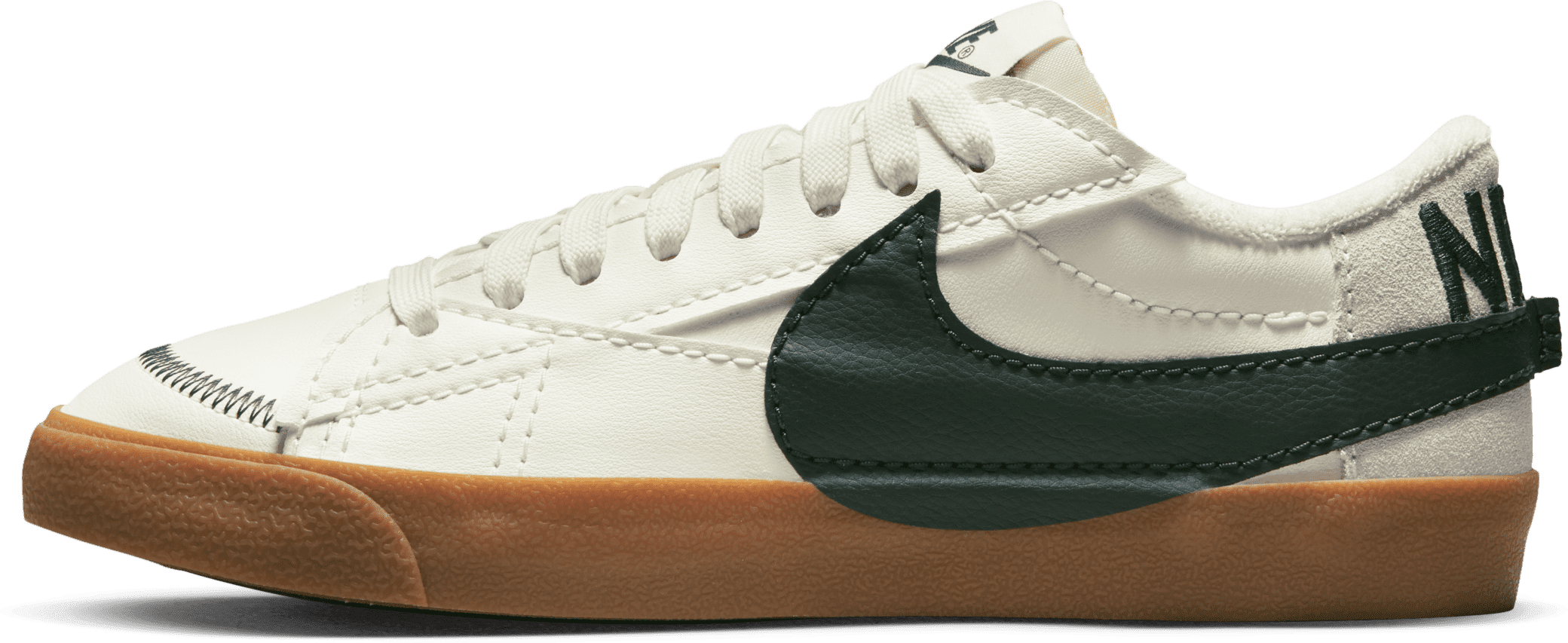 Nike Blazer Low 77 Jumbo WNTR Sail Pro Green Gum