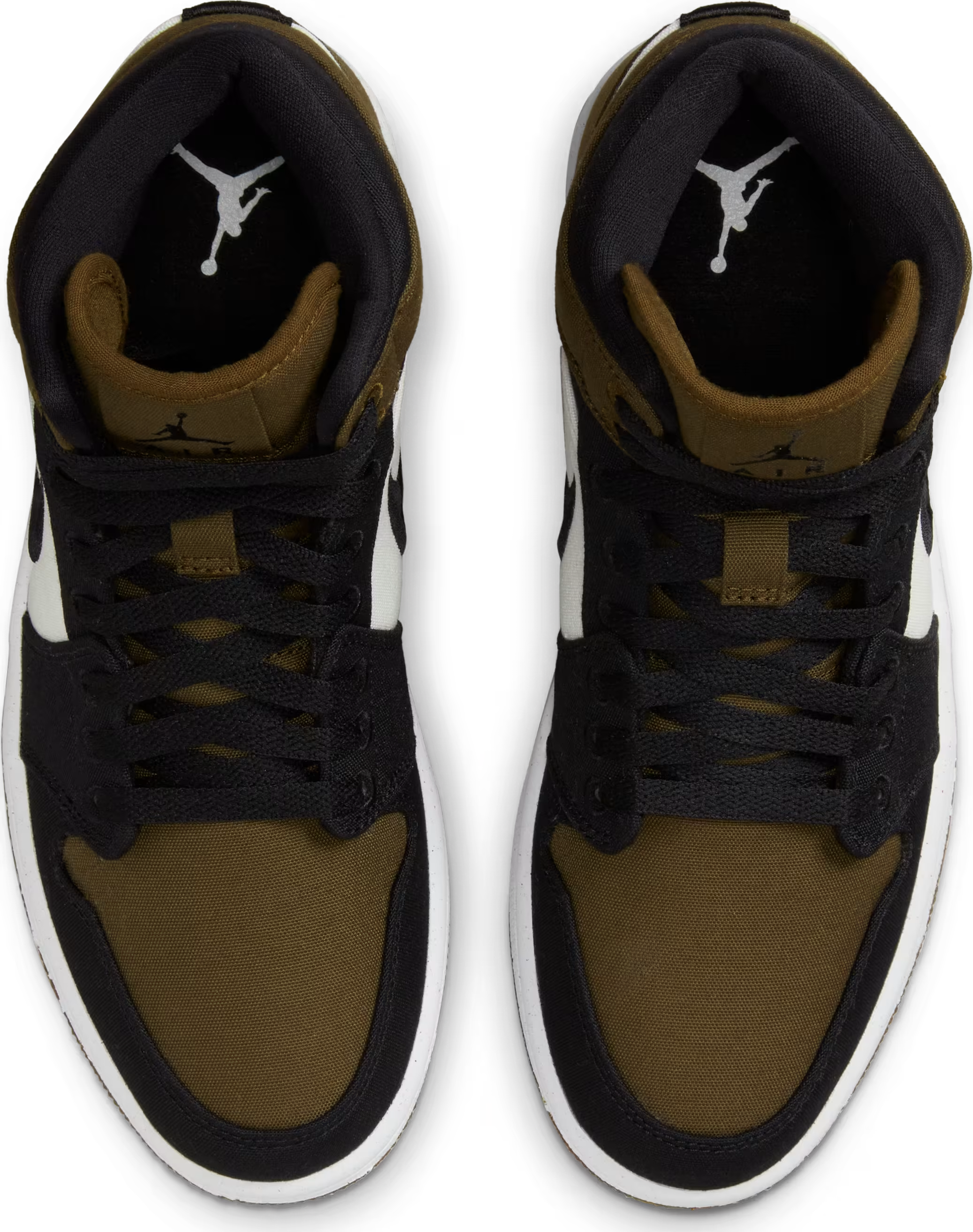 Air Jordan 1 Mid Wmns "Olive Toe"