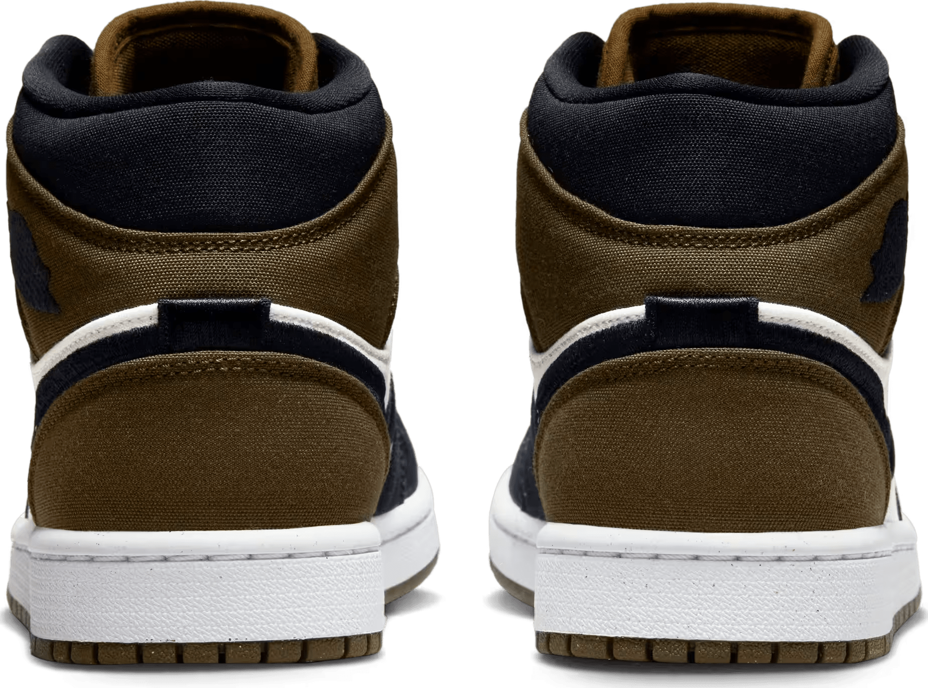 Air Jordan 1 Mid Wmns "Olive Toe"