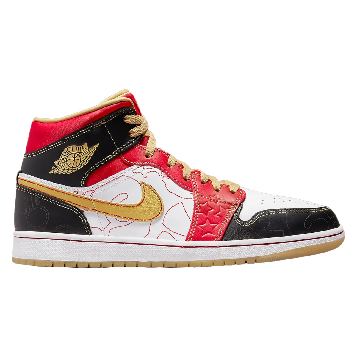 Air Jordan 1 Mid XQ "Gold Dust"