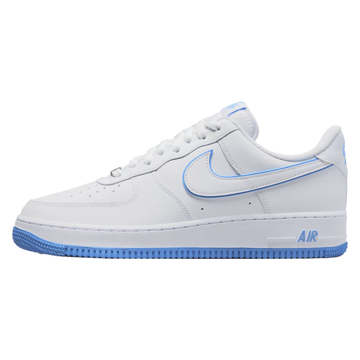 Nike air force 1 blue and white deals