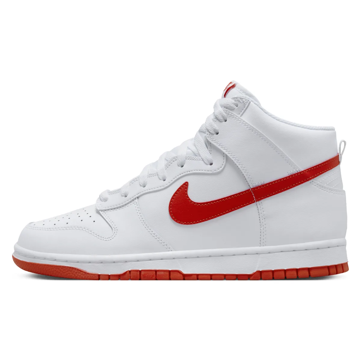 Nike Dunk High Retro "White Picante Red"