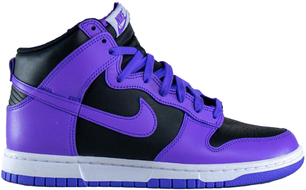 Purple high top nike dunks Clearance