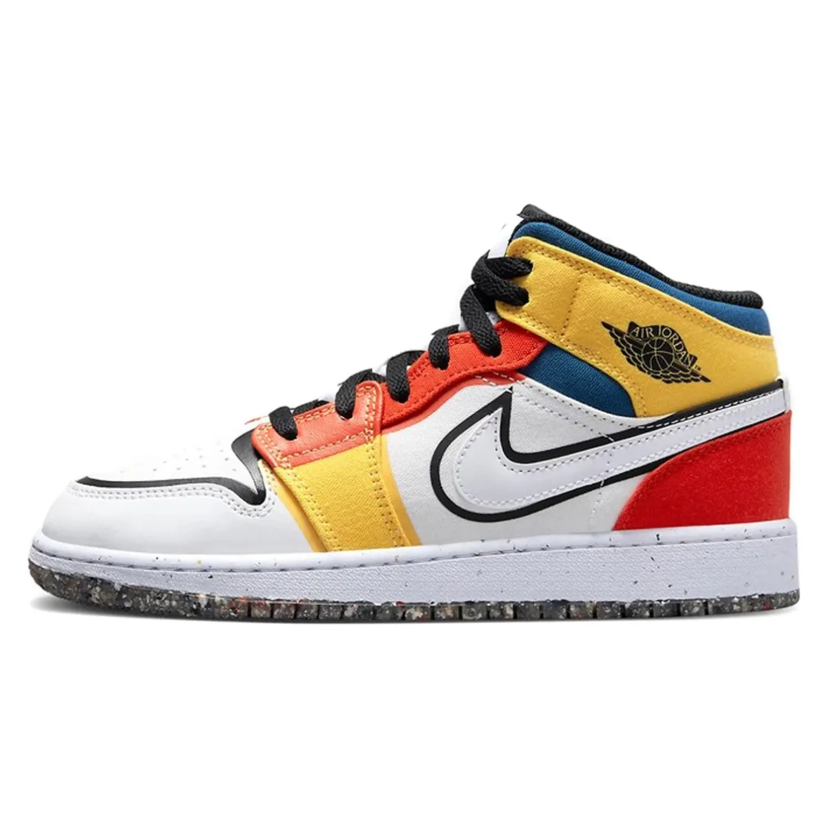Air Jordan 1 Mid SE GS "Multi-Color Canvas"