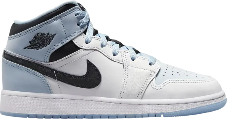 Jordan 1 mid online blue and white